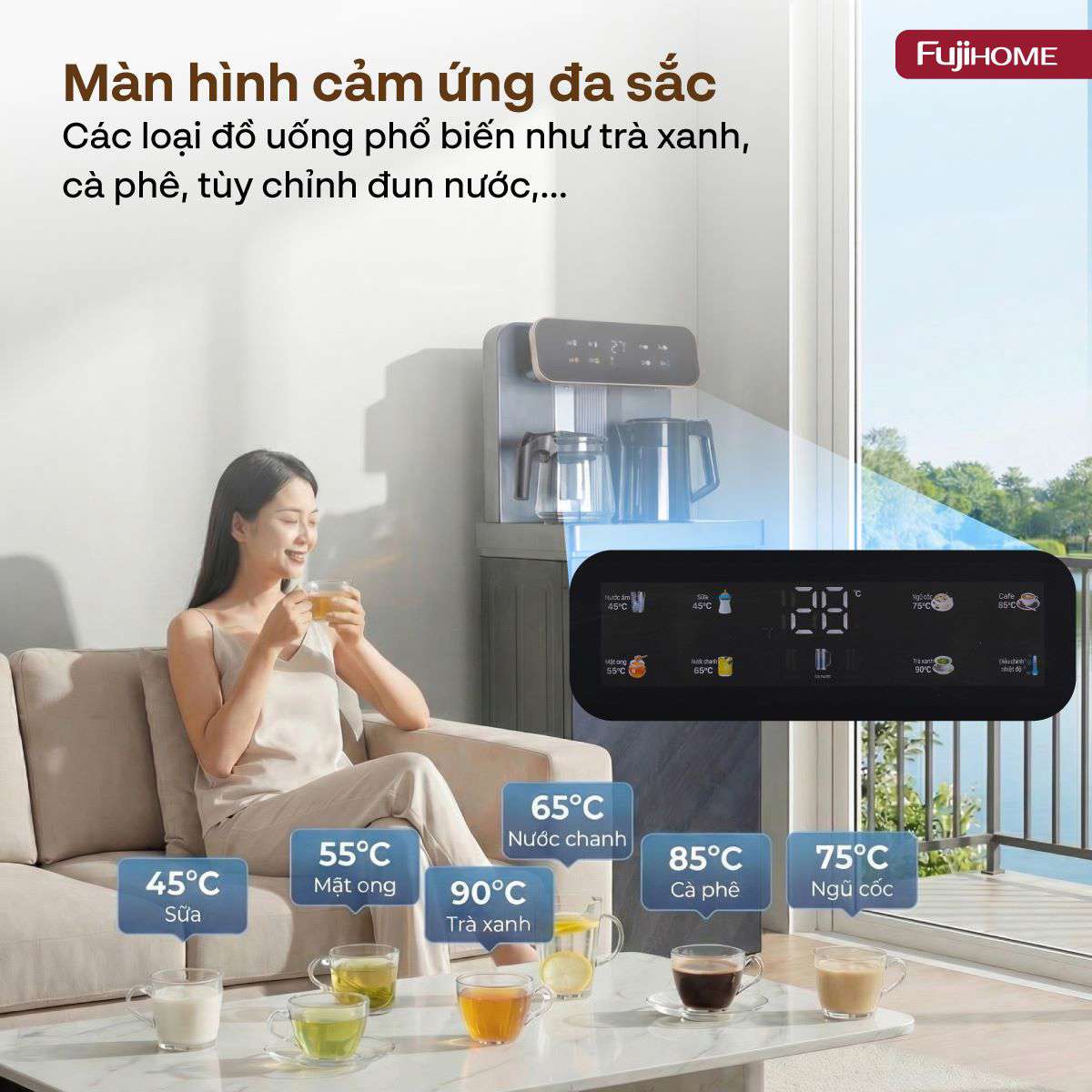 màn hình cảm ứng đa sắc